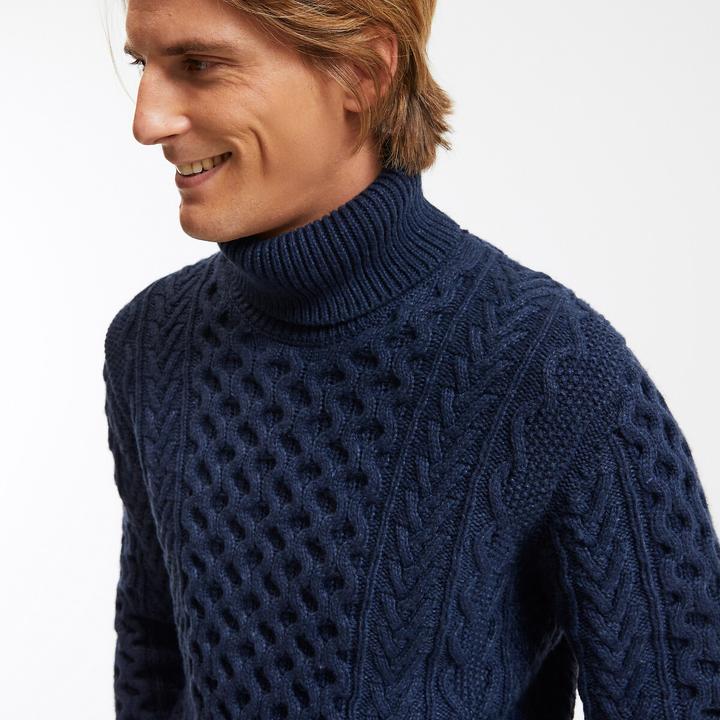 Immagine prodotto La Redoute Collections Maglia a collo alto in maglia a cavi (XL)