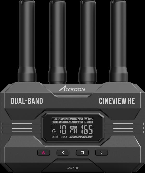 Accsoon CineView HE (RX only) (100 m, Front HDMI Input)