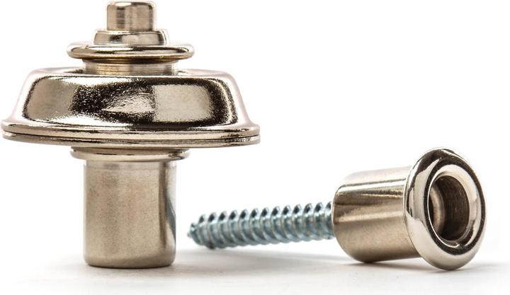 Image du produit Dunlop Jim Straplock Flush Set - Nickel