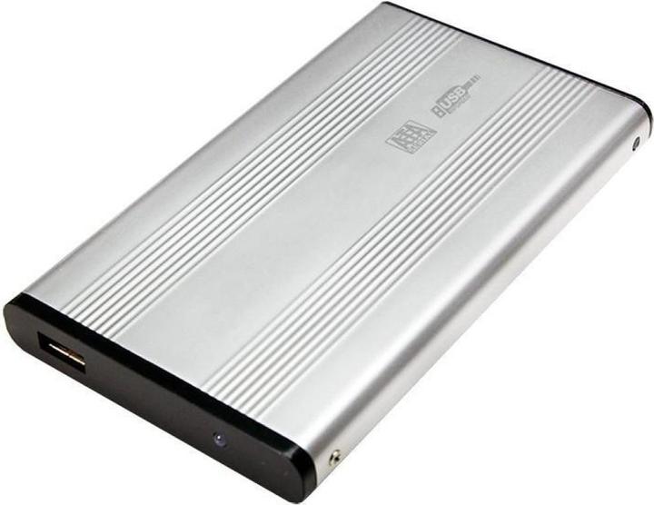 Actual product image Techly I-CASE SU-25-WS storage unit enclosure External HDD enclosure Silver 2.5' (2.5")