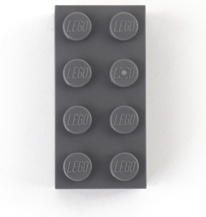 Actual product image LEGO 2x4 bricks dark grey - Classic, Basic - grey - 3001 quantity 100 pcs. (3001, LEGO Accessories)