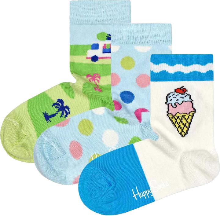 Image du produit Happy Socks Ice Cream Gift Set (Lot de 3, 33 - 35)