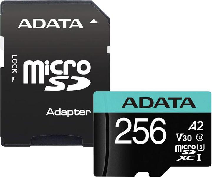 Produktbild Adata Premier Pro Inkl. Adapter (256 GB, microSDHC, U3, UHS-I)