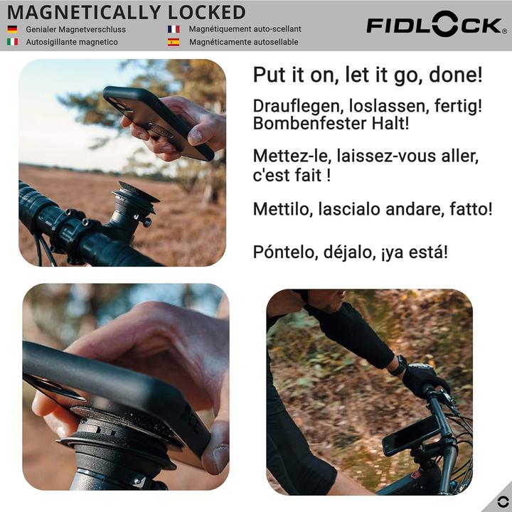 Actual product image Fidlock Magnetische Handyhalterung mit Hülle für Fahrrad