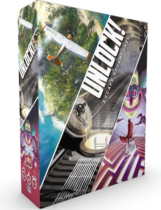 Actual product image Enigma Asmodee Unlock! Escape Adventures (English)