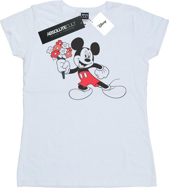 Immagine prodotto Disney Mickey Mouse Flowers Maglietta Donna (XL)