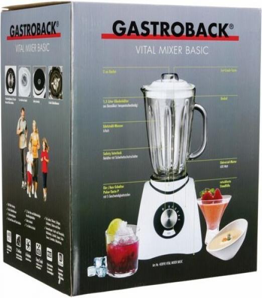 Actual product image Gastroback 40898 Whisk Cocktail (CH plug, 600 W)