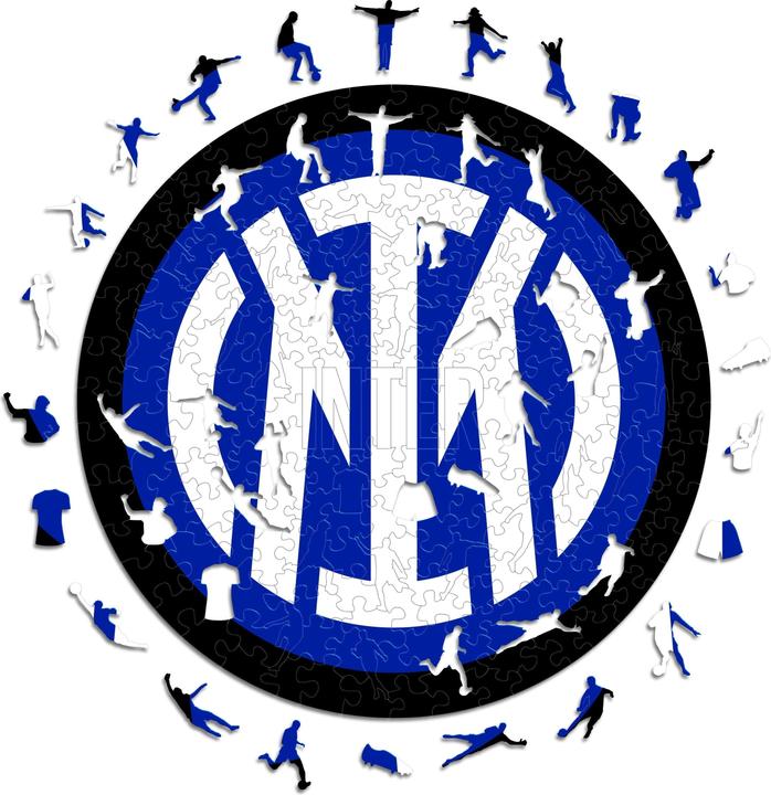 Image du produit Iconic FC Inter Milan - Logo - Puzzle en bois Taille M (270 pièces) (270 pièces)