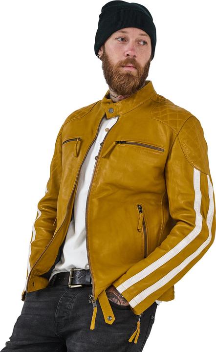Immagine prodotto Joe Browns Quilted Premium Leather Racer Jacket (L)