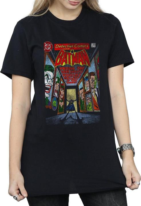Actual product image Batman Womens/Ladies Rogues Gallery Cotton Boyfriend T-Shirt (M)