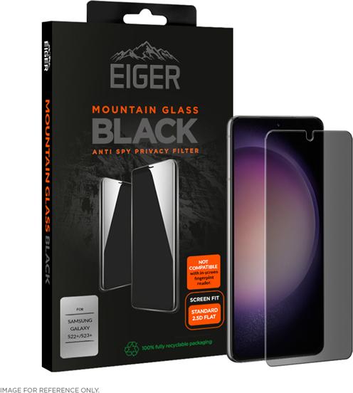 Produktbild Eiger Mountain Glass Black (1 Stück, Samsung Galaxy S23+)