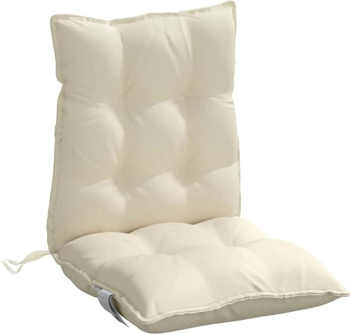 Image du produit VidaXL Coussin pour chaise à dossier bas 2 pcs. Tissu Oxford (100 x 50 x 7 cm)