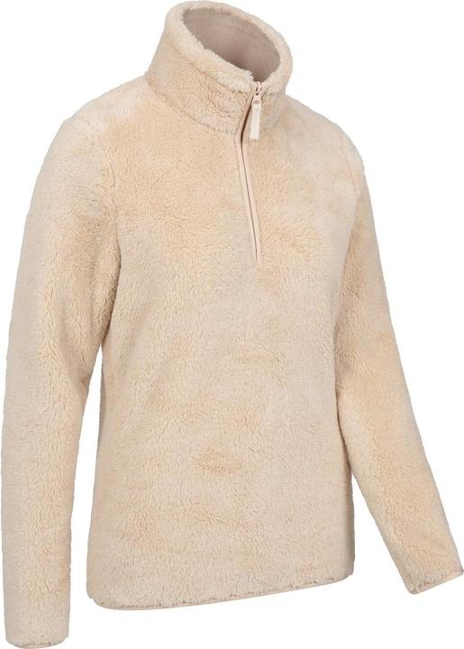 Image du produit Mountain Warehouse Womens/Ladies Teddy Fleece Quarter Zip Fleece Top (40 D)