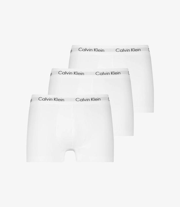 Produktbild Calvin Klein Low Rise Trunk "Cotton Stretch" weiss (S, 3er Pack)