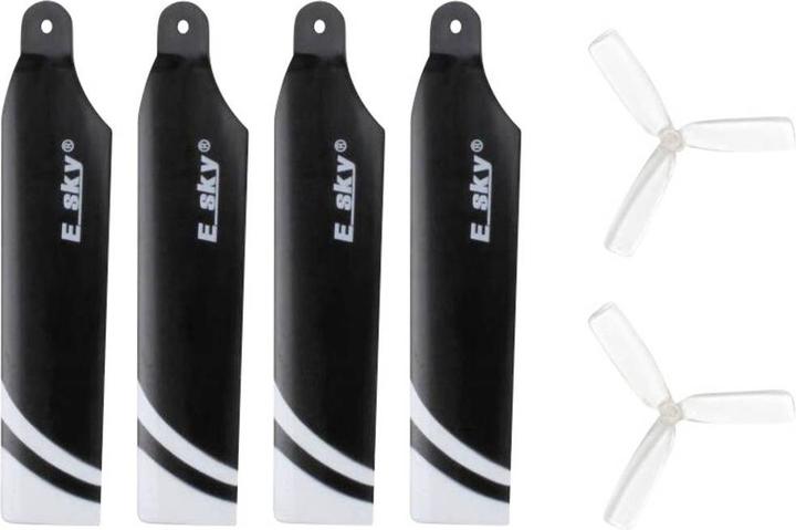 Actual product image E-Sky Spare part propeller set Suitable for model (model making): Helicopter 150 EC