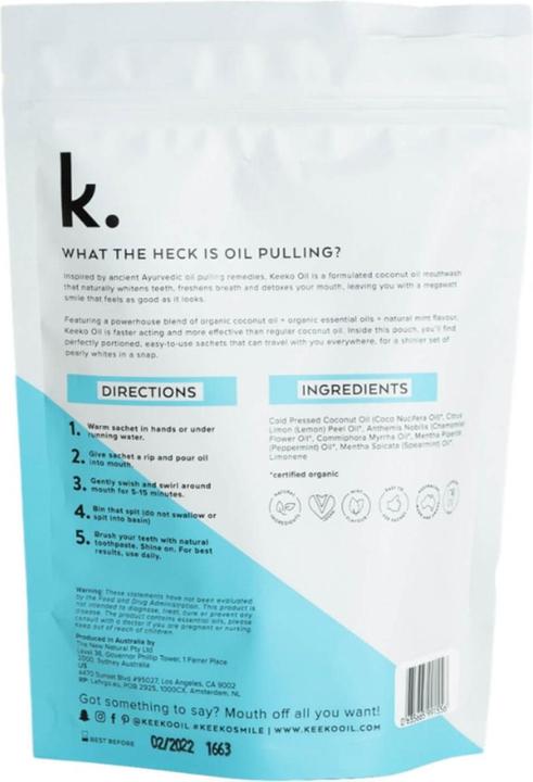 Image du produit Keeko. Sachets de cure-dents Morning Mint