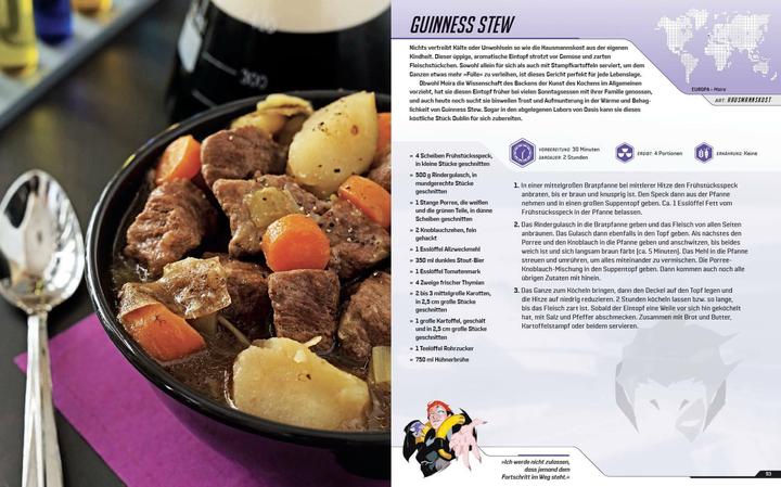Actual product image Panini Overwatch: Das offizielle Kochbuch (German, Chelsea Monroe-Cassel, 2020)