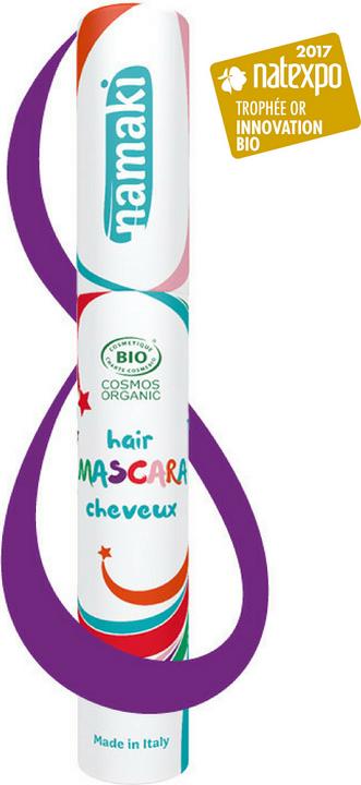 Actual product image Namaki Organic Hair Mascara 9ml, purple (Violet)