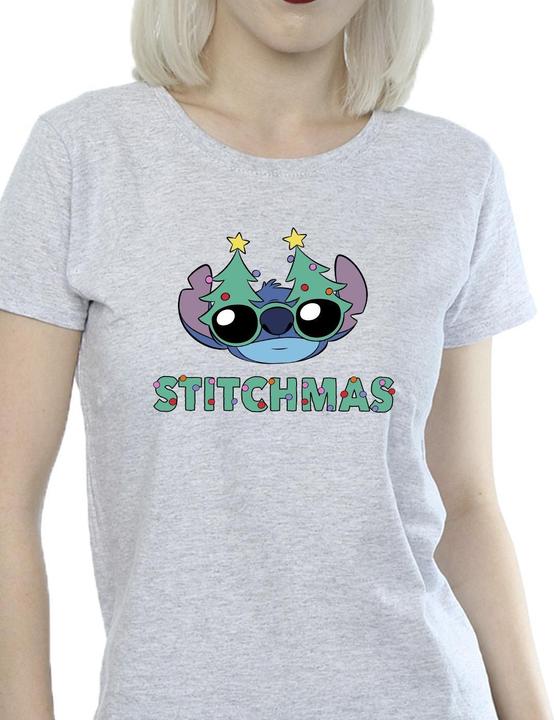 Produktbild Disney Lilo & Stitch Stitchmas Glasses TShirt (S)