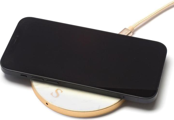 Actual product image Safari Selection Charging station CIRCLE MARBLE white/small patterned (10 W)