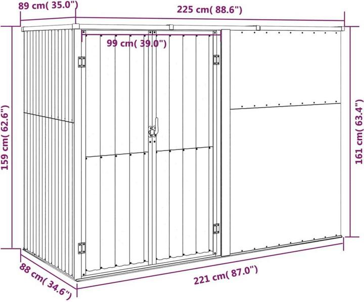 Actual product image VidaXL Skyla