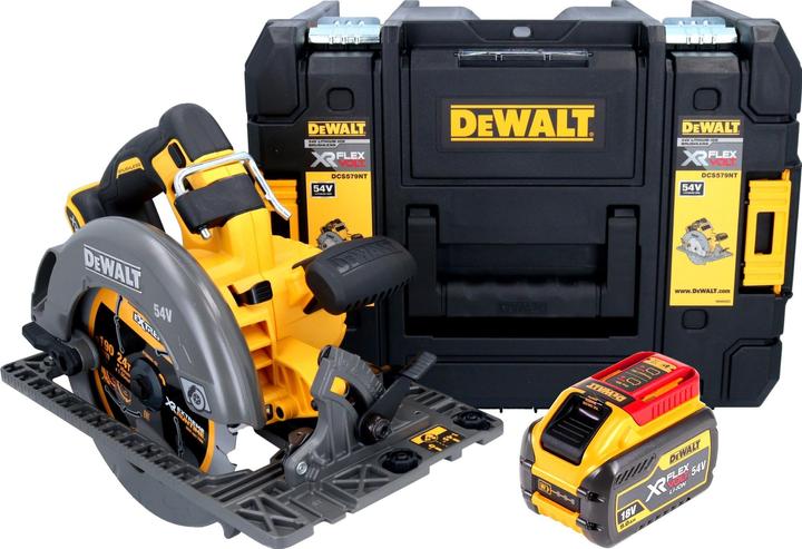 DeWalt DCS 579 NT Cordless circular saw 54 V FlexVolt 190 mm brushless + 1x battery 9.0 Ah + TSTAK -