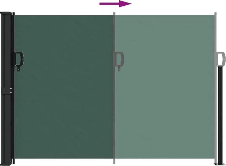 Actual product image VidaXL Extendable side awning (1.40 m)