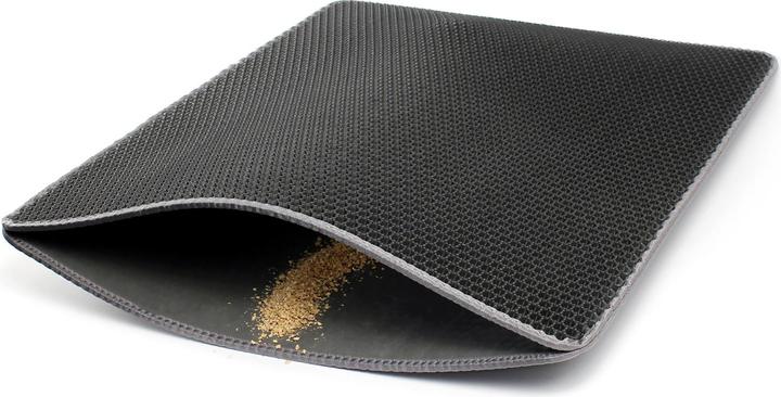 Image du produit Wiltec Fudajo Tapis de litière 76x61cm Tapis de litière pour litière de chat Tapis de réception