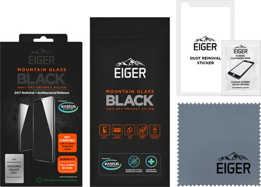 Immagine prodotto Eiger Mountain Glass Black Edge (1 Pezzo/i, Samsung Galaxy S22+)