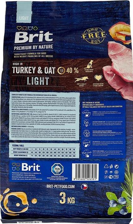Image du produit Brit PREMIUM Dog by Nature Light 15kg (Adulte, 1 pcs, 15000 g)