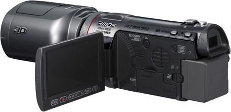 Produktbild Panasonic HDC-SDT750, 3D Full-HD Flash Camcorder, Schwarz