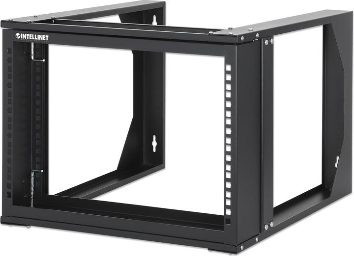 Intellinet 19" laboratory rack for wall mounting, 2 support rails, 6 U (6 RU, 19 inch rack)