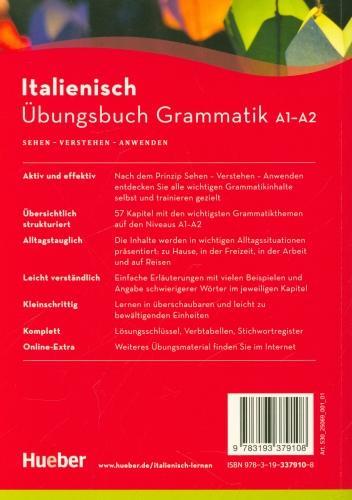 Image du produit Italienisch - Übungsbuch Grammatik A1-A2 (Italien, Allemand, Gianluca Pedrotti, 2018)