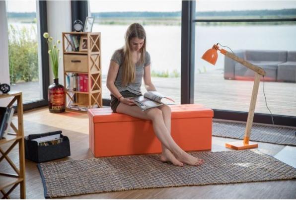 Produktbild Relaxdays Faltbare Sitzbank (114 cm)