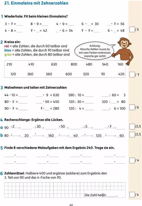 Produktbild Tests in Mathe - Lernzielkontrollen 3. Klasse (Deutsch, Agnes Spiecker, Gisela Specht, 2016)