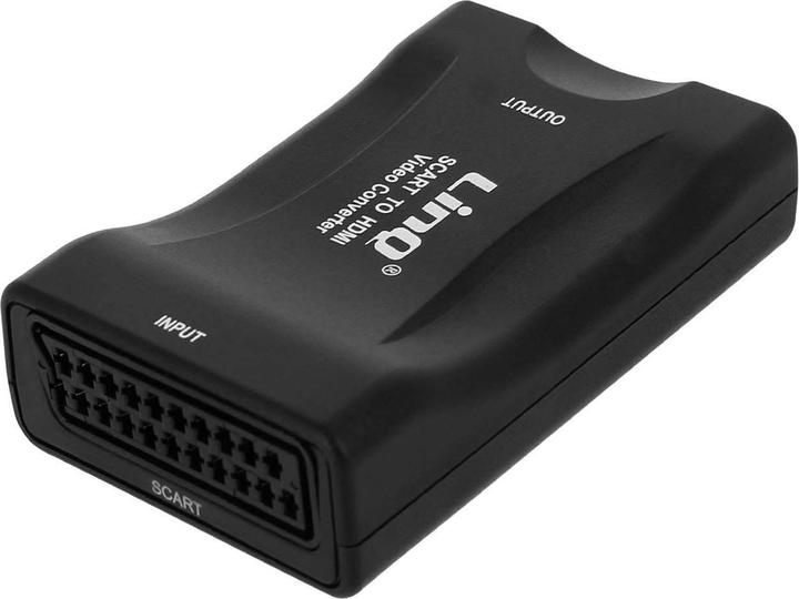 Actual product image LinQ 1080P SCART / HDMI video adapter, SCART-HDMI by - Black (HDMI, 5 cm)