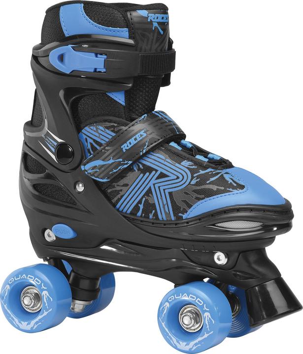 Roces - Quaddy 3.0 - Roller Skating - Kinder - Schwarz - Blau - 34-37 (550094-00001) (34, 35, 36, 37)