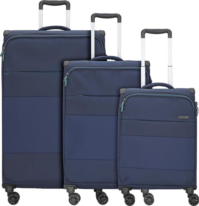 D&N Travel Line 9004 4-Rollen Kofferset 3tlg. (204 l, XL (ab 115l))