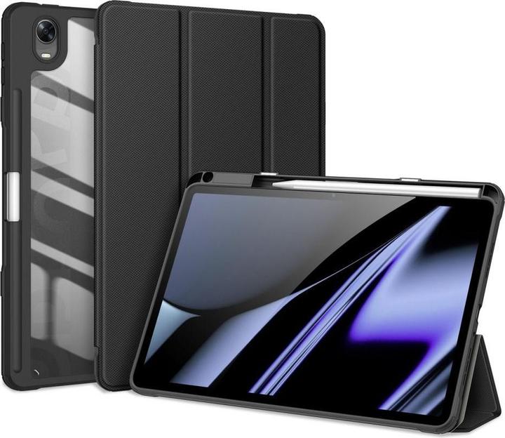 Actual product image Dux Ducis Toby Armored Flip Smart Case for Oppo Pad with pen holder, black (Oppo Pad 11'')