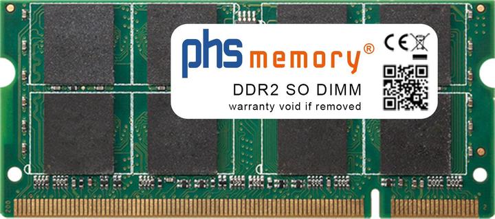 Produktbild PHS-memory 2GB RAM Speicher für Sony VAIO VGN-SZ1XP DDR2 SO DIMM 667MHz PC2-5300S (Sony VAIO VGN-SZ1XP, 1 x 2GB)