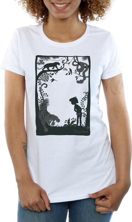Produktbild Disney The Jungle Book Silhouette Poster TShirt (XXL)