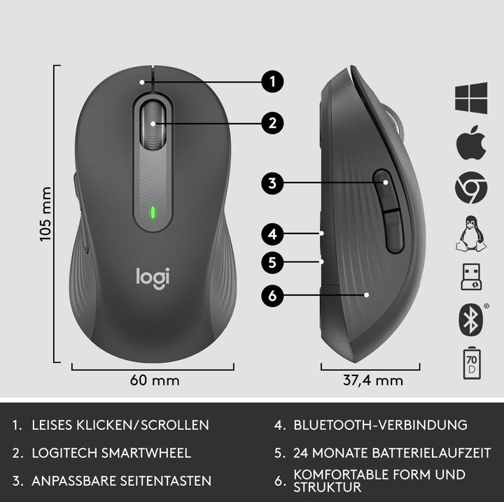 Produktbild Logitech MK650 Signature for Business (US, Kabellos)