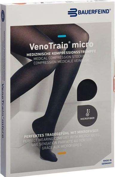 Actual product image Veno Train MICRO A-G KKL2 M normal/short geschlossene Fussspitze schwarz Haftband Spitze norma (M)