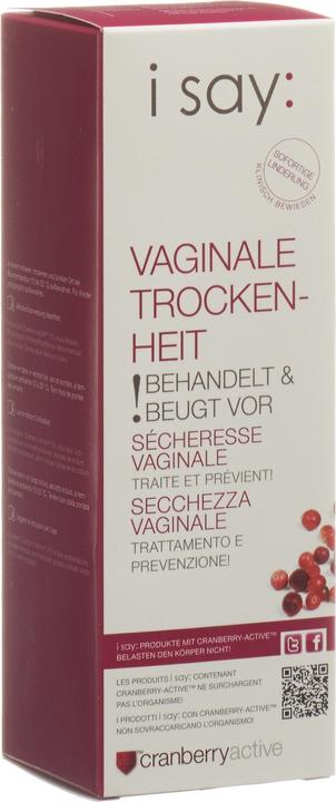 Actual product image isay Vaginal dryness gel with cranberry (75 ml, Intimate gel)