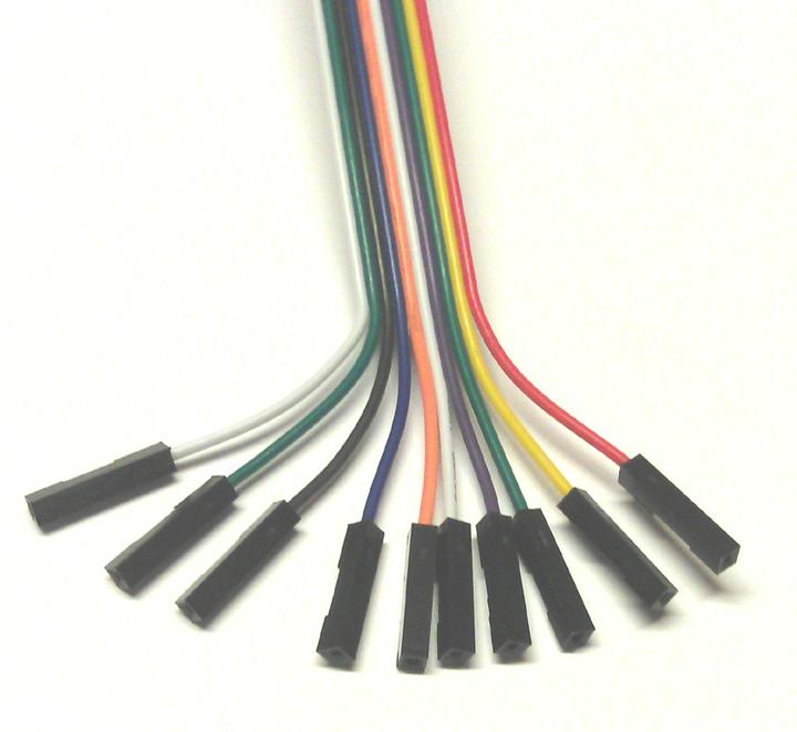 Produktbild Play-Zone Jumper Kabel 1P-1P (25cm) W/W 10 Stk. 24AWG