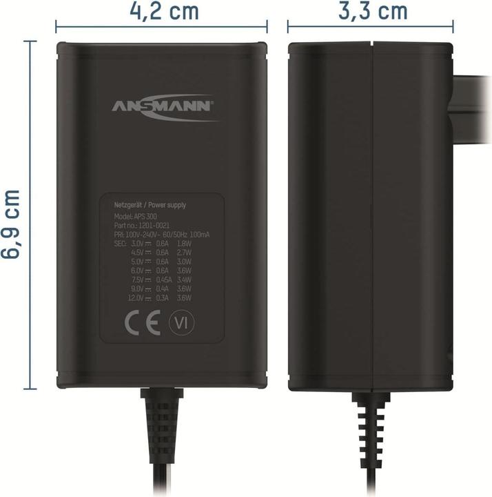 Actual product image Ansmann APS 300 NEW max. 3.6 W