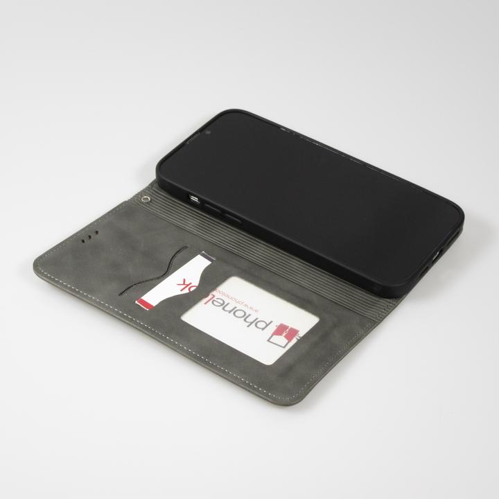 Produktbild PhoneLook Leder Tasche Case Flip Wallet vintage mit Magnetverschluss und Kartenhalter (Apple iPhone 15 Pro)