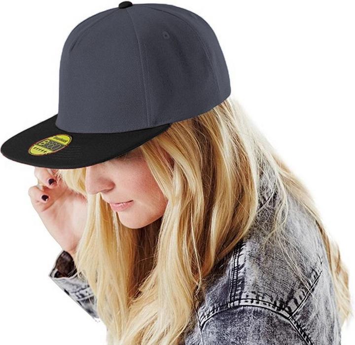 Actual product image Beechfield Baseball cap with flat peak (pack of 2) (One size)