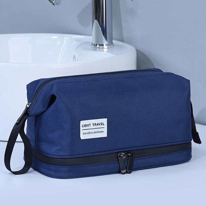 Only-Bags.Store Trousse de toilette de voyage de grande capacité avec plusieurs compartiments, pour les voyages