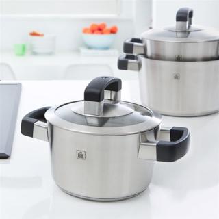 Image du produit BK Conical Cool Glas Panne Set - 4-delig - RVS deksels - Inductie (Ensemble de casseroles et de poêles de cuisson)
